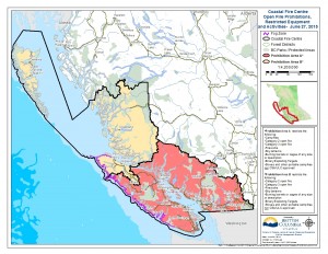 Vancouver Island Fire Ban 2015